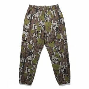 Kushi of Beverly Hills Treebark Camo Pants XL Hunting Forest Leaves Gorp Vintage